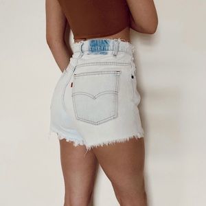 Vintage orange tan Levi’s